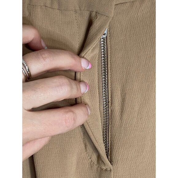 Wilfred The Effortless Pleated Tan Camel Pant Crepette-sz 00 - Picture 11 of 11